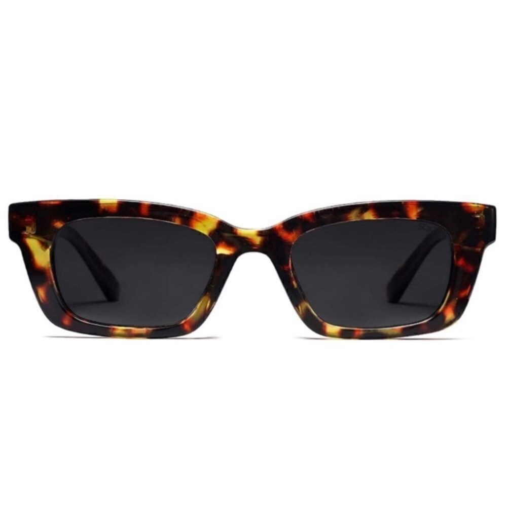 Rectangular Retro Chunky Sunglasses  - Picture 3 of 5